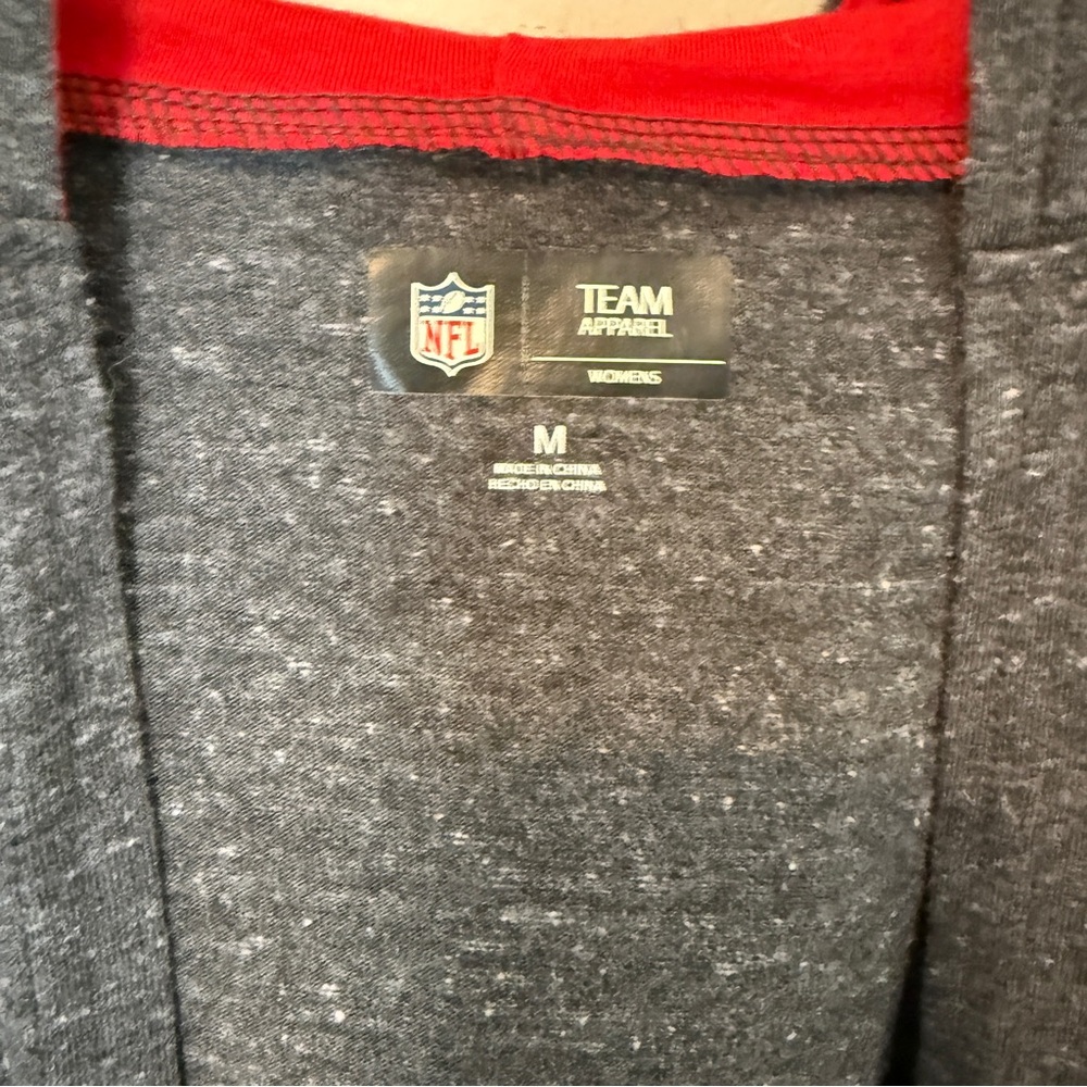 St. Louis Cardinals G-III Heathered Charcoal Tri-Blend Hoodie Cardigan Women’s M - Picture 3 of 8